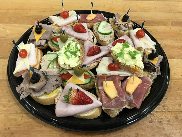 Open-Faced Mini Sandwiches