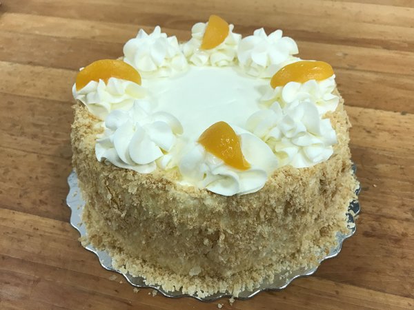 Peaches and Cream Cake