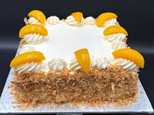 Peaches and Cream Cake