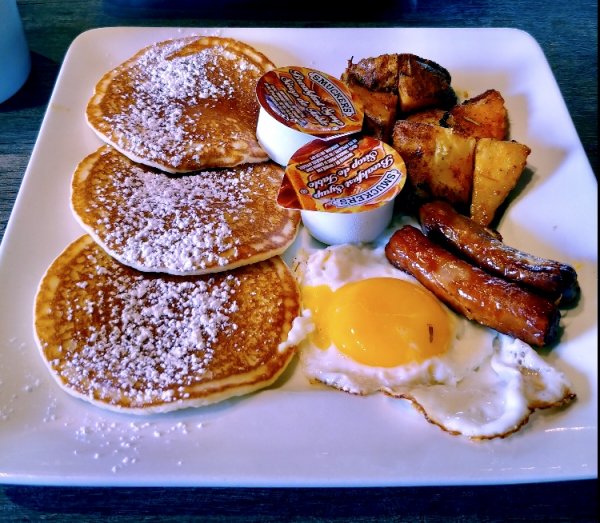 Pancake and Egg Plate