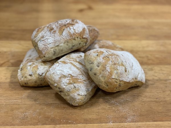 Buns - Artisan Ciabatta - Multigrain