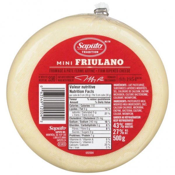 Friulano - Saputo - Mini