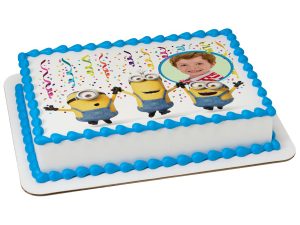 Minions Lets Party Sugar Photo Frame #6079