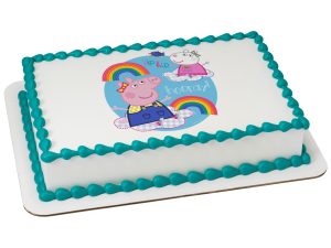Peppa Pig Birthday Sugar Photo #21859
