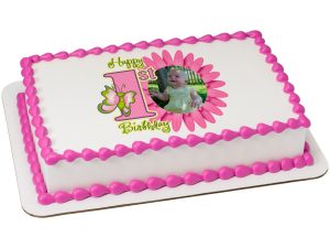 First Birthday Frame Sugar Photo #19460