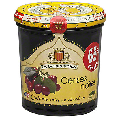 Albert Ménès Extra Black Cherry Jam From France 280 g - TRÈS TRÈS BON ÍSLAND