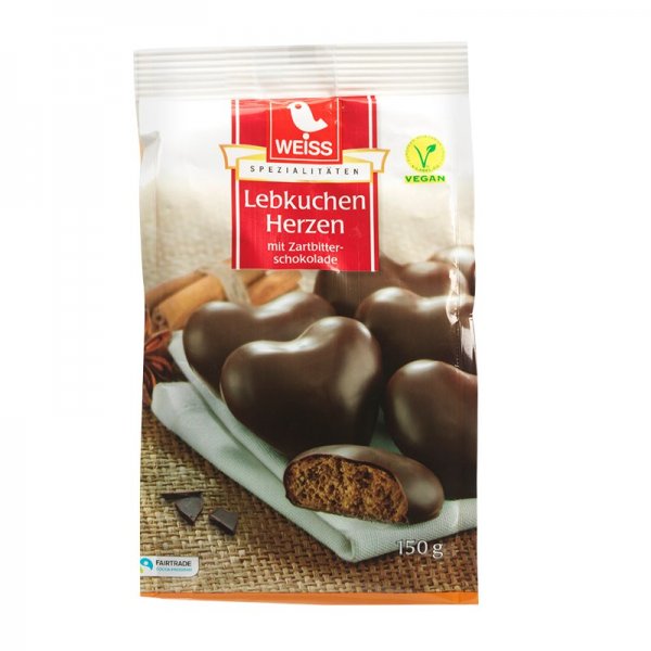 Weiss - Apricot Filled Gingerbread Hearts