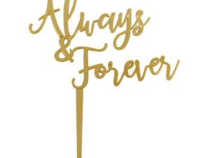 Always & Forever Topper - Gold