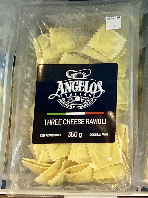 Angelo's Fresh Pasta - Three Cheese Ravioli