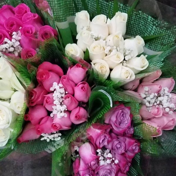 *Bouquet - Roses - Coloured PRE-ORDER*