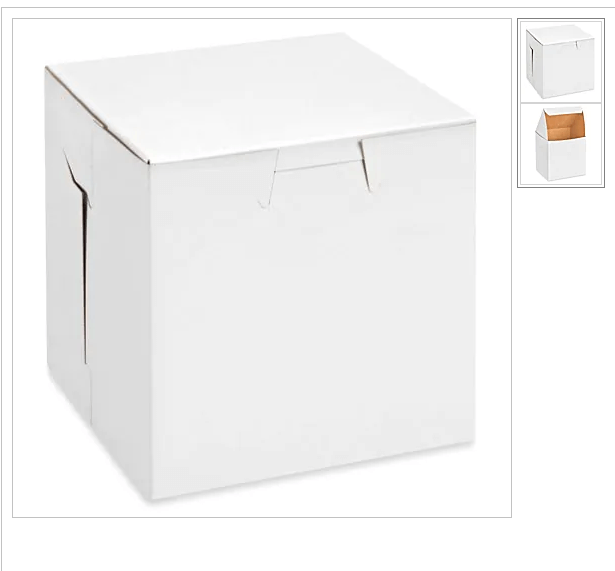 Windowless Cupcake Box and Insert Angelos Italian Bakery & Market