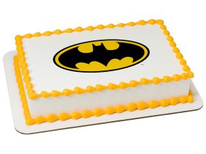 Batman Emblem Sugar Photo #25724