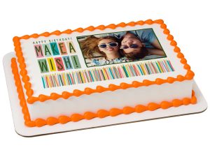Birthday - Make a Wish Frame Sugar Photo #28563