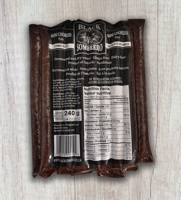 Chorizo - Mini - Black Sombrero