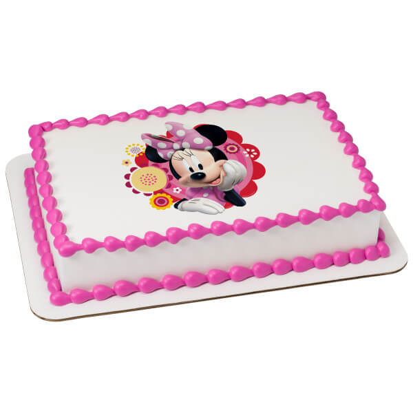 Disney Minnie Mouse Theme Castle Cake - Decorated Cake by - CakesDecor