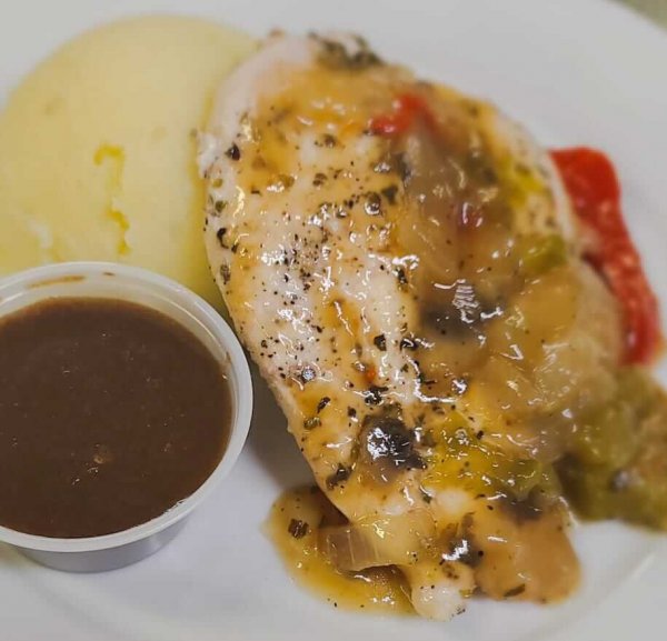 Tuscany Herb Chicken & Mashed Potatoes