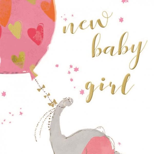 New Baby Card - New Baby Girl