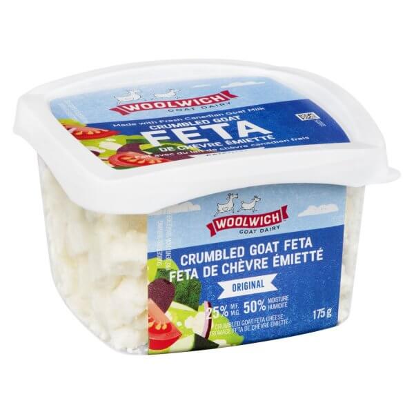 Goat Feta - Crumbled - Woolwich Goat Dairy