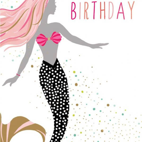 Birthday Card - Mermaid