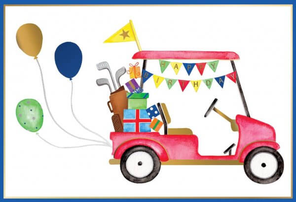 Birthday Card - Golf