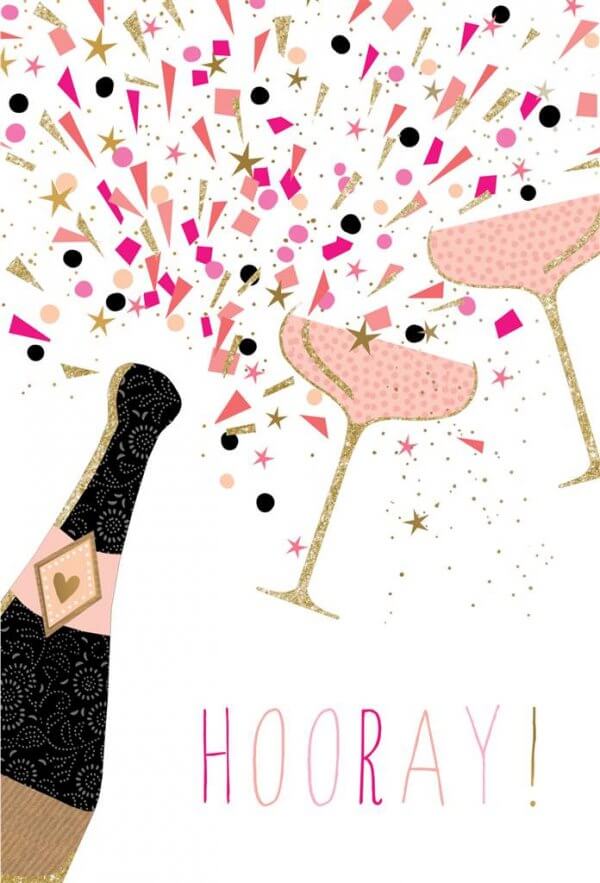 Engagement Card - Hooray!