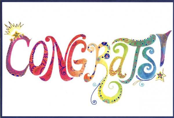 Congratulations Card - Congrats!