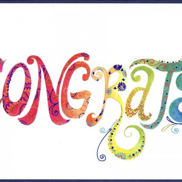 Congratulations Card - Congrats!
