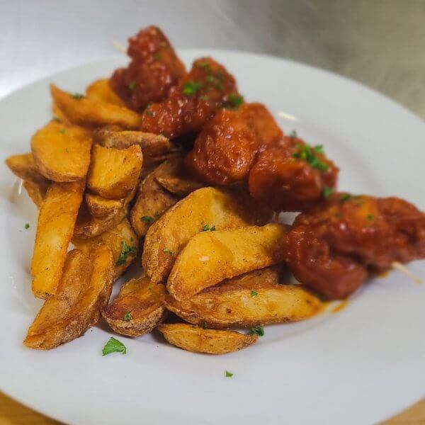 Chicken Bites & Potato Wedges