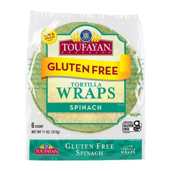 Wraps - Toufayan - Spinach