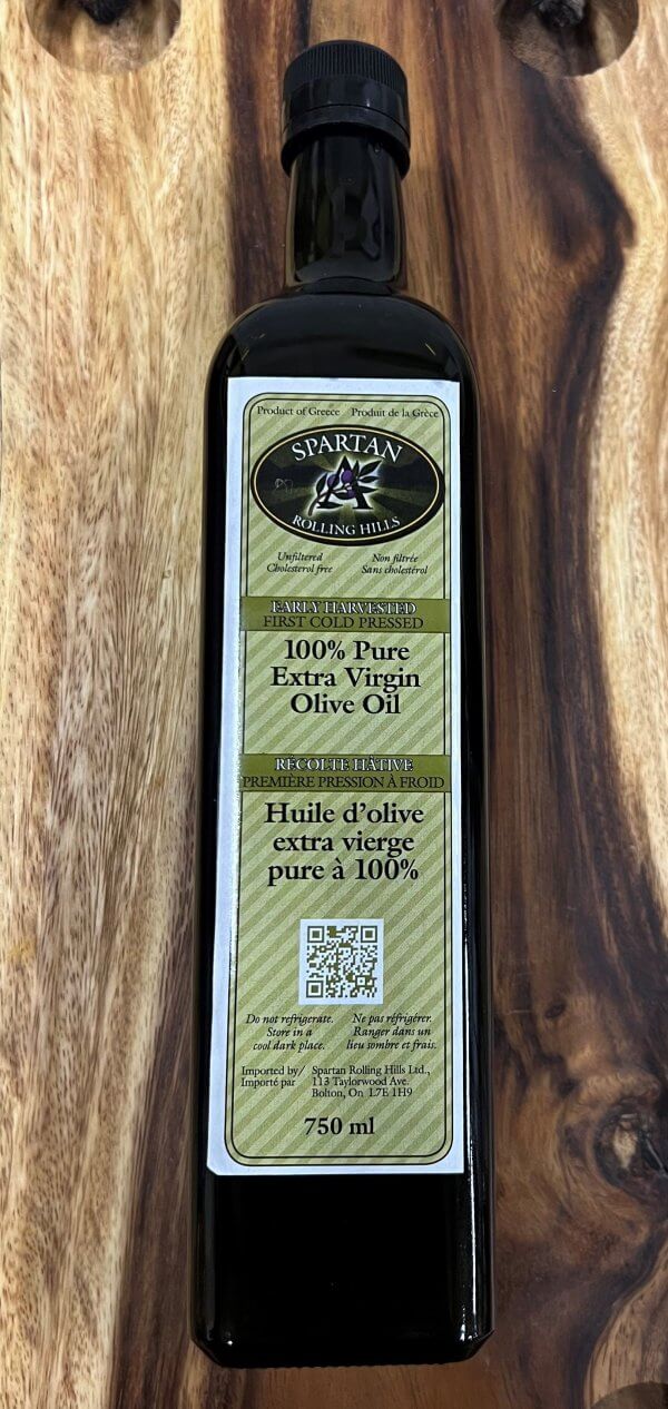 Spartan Rolling Hills - Extra Virgin Olive Oil