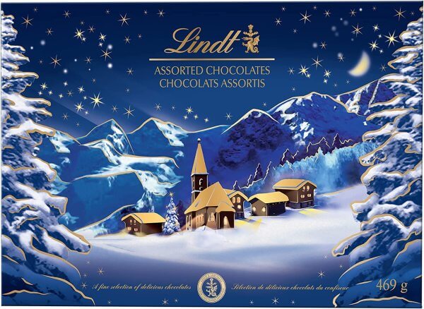 Lindt Christmas Alpine Village Assorted Chocolate Gift Box