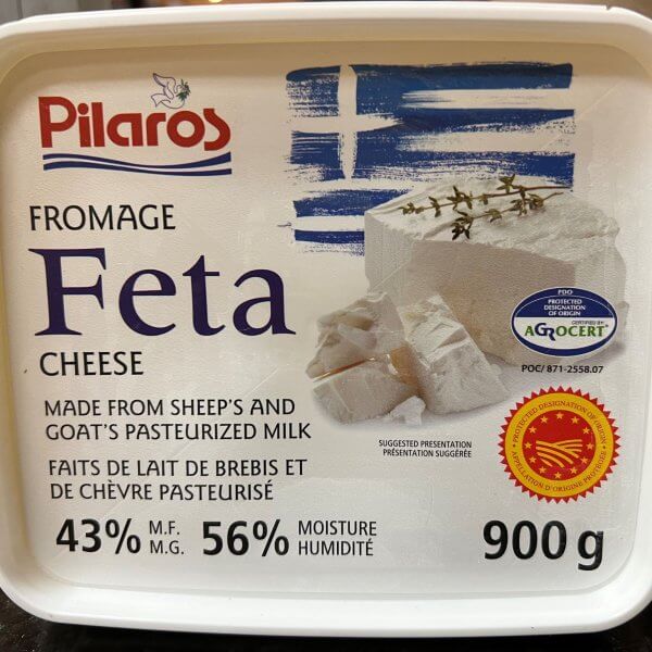 Feta Greek Imported Sheep / Goat Cheese