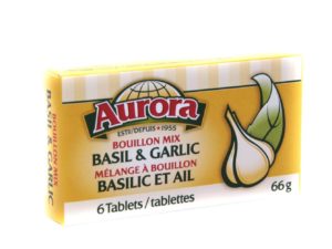 Bouillon - Basil/Garlic - Aurora 66gr