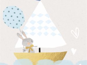 New Baby Card - A-Hoy Little One (Baby Boy)