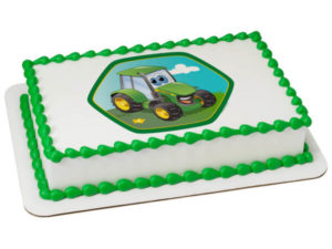 John Deere Cartoon Tractor Sugar Photo #7536