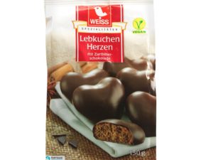 Weiss - Apricot Filled Gingerbread Hearts 150gr
