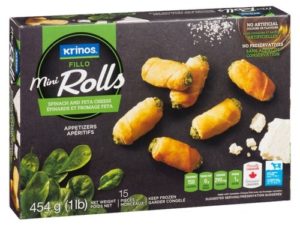 Krinos - Mini Rolls - Spinach & Feta 454gr