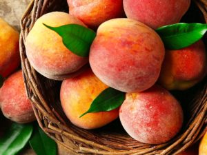 *Local - Peaches - Basket*