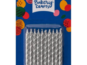 Spiral Candles - Silver