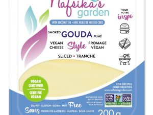 Nafsika's Garden Vegan Smoked Gouda Style Slices - 200g