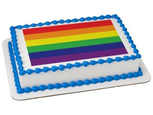 Pride Flag Sugar Photo #27260